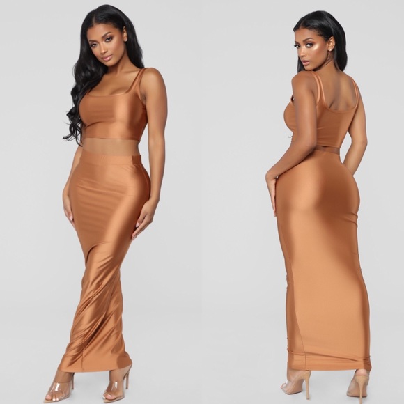 Bronze metallic set
